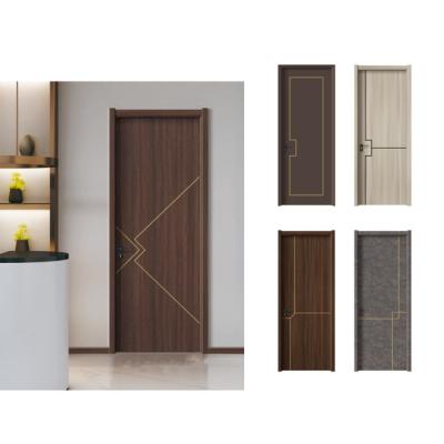 China 2021 Hot Sale Customized Modern Colored Modern Interior Doors Professional And Precise Luxury Interior Wood Door for sale