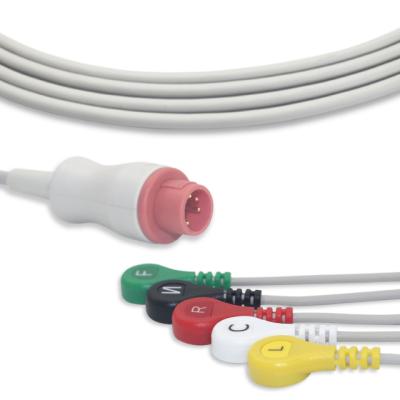 China Clinic Bionet IEC Fixed-Snap 5 Leads ECG CABLES for sale