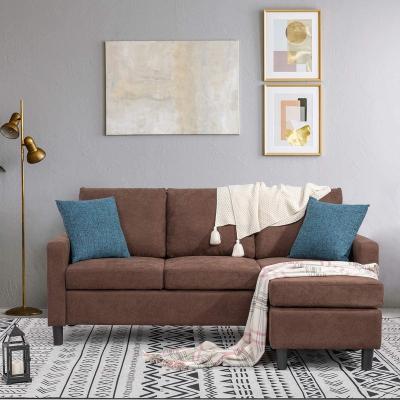 China OLX Extended New Long Large L Shape Corner Sofa Sets Modern Living Room Furniture High Quality Convertible Sectional Couch Beige Sofa for sale