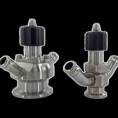 China Food Quick Release Sanitary Sampling Valve Food Grade Stainless Steel Quick Installed Sample Valves SS304 for sale