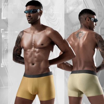 중국 게다가 사이즈 단단한 맨즈 복서는 이음새가 없는 통기성 Mens Underwear 개요를 단락시킵니다 판매용