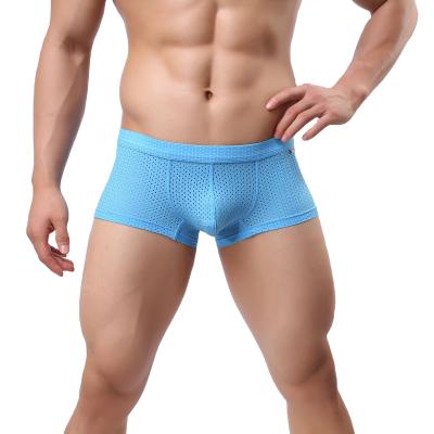 China De Boksersondergoed van in te ademen Mesh Seamless Boxer Briefs Sexy Aangepast Mensen Te koop