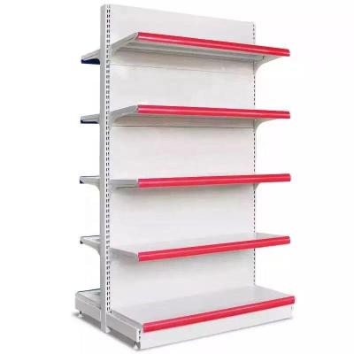 China Double Sided Shelving For Store / Used Supermarket Shelves Supermarket Rack for sale