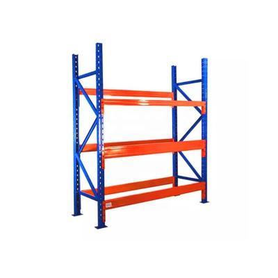 China Corrosion Protection Industrial Heavy Duty Metal Steel Rack Warehouse Shelf In Stacking for sale