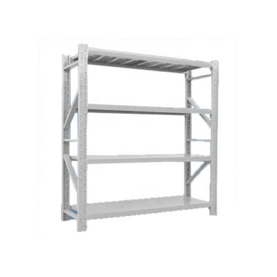 China Q235 Adjustable Steel Tier Corrosion Protection 4 Layer Shelf Adjustable Steel Storage Rack Color Feature Powder Weight Outdoor Cargo Multi Level Material for sale