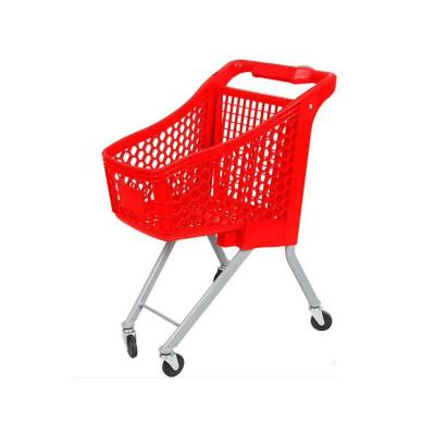 China Kids Shopping Cart Kids Supermarket Eco - Friendly Shopping Toy Trolley for sale