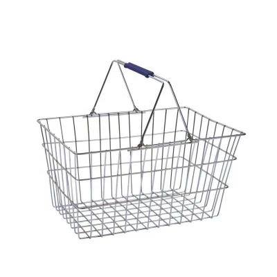 China Eco - Friendly Hot Sale Style Metal Shopping Basket For Store for sale