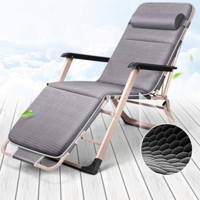 China Single Folding Weightless Chair Sun Sofa Recliner Chairs Beach Patio Lawn Chair with Headrest for Outdoor Camping Travel for sale