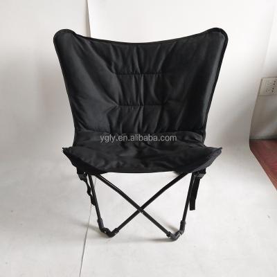 China Comfortable Soft Beach Chair Butterfly Chair Folding Outdoor Furniture Beach Chair for sale