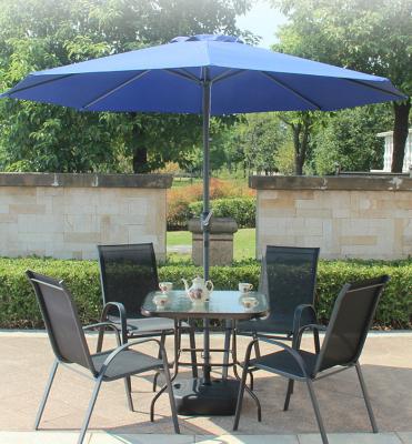 China Outdoor Garden Balony Garden Chair Teslin Table and Chair Set for sale