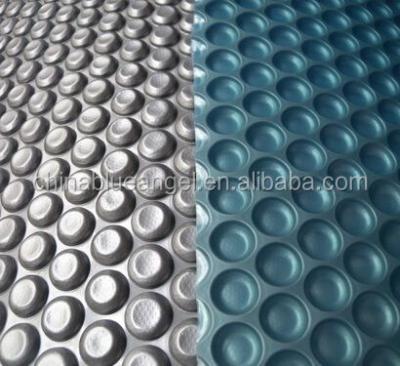 China Silver Blue Solar Cover In Pool Size 7 x 4m 400Mic 7 x 4M for sale