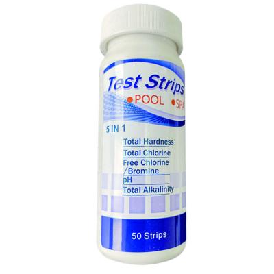 China 5 Way Pool Water Test Strips 1822007 for sale