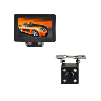 China 1 / 3 CMOS Night Owl Surveillance Cameras Waterproof Lcd Sunshade Monitor for sale