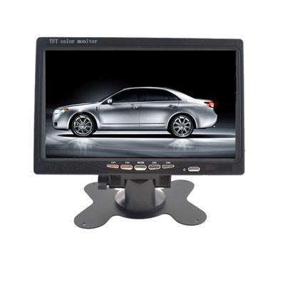 China lcd-Monitor auto 24V Weitwinkeltischplatten-TFT Videomit Noten-Knopf zu verkaufen