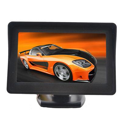 China 4.3 „de Monitorhelderheid van TFT LCD van de Zonnescherm Omkerende Auto 400cd/m2 Te koop