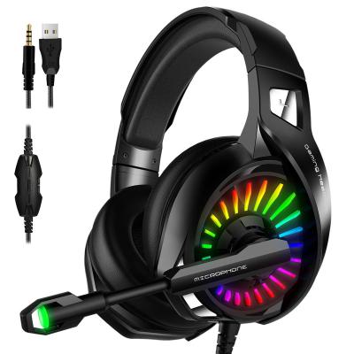 China Earphone 2022 New Professional PS USB RGB Wired Gaming Headset Earphone For XBOX/PS4/PS5 for sale