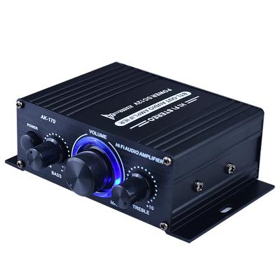 China Portable Mini Subwoofer Speaker 12V Professional Power Car Audio Amplifiers AK170 for sale