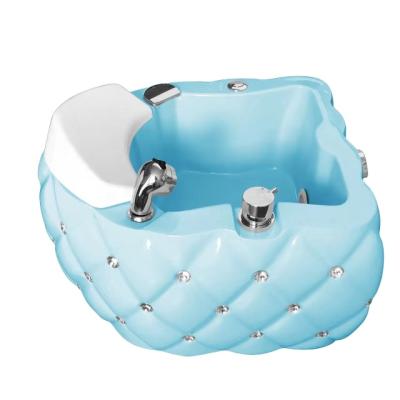 China Easy Clean Salon Ceramic Foot Spa Portable Pedicure Bowls Spa Pedicure Tools for sale