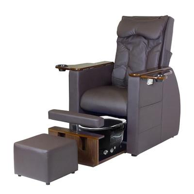 China Beauty Salon Foot Massage Sofa Chair For Water Manually Low Spa Pedicure Chair Nail Chair Wholesale for sale