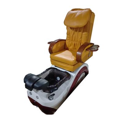 China Professional Tools Fiberglass Spa Health Care Equipment Low Foot Pedicure Massage Chair for sale