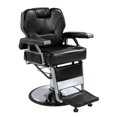 China Luxury Beauty Barber Chair Hair Styling Barber Shop Salon Chair Modern Leather Furniture Beauty Recliner Salon Chair for sale