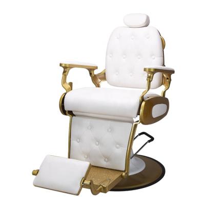 China Wholesale Fashionable Vintage Extended Modern Antique Luxury Used Barber Chairs For Sale Beauty Salon Furniture And Factory Supplier for sale