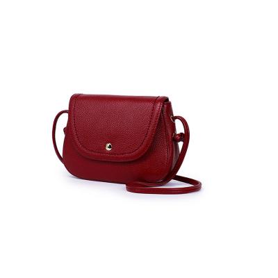 China Lady Fashion Handmade Cross Shoulder Leather Band Body Bag Women and Lady Leather Shoulder Bag for sale