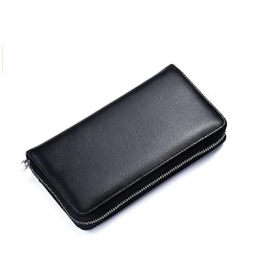 China RFID Leather RFID Wallet For Women Large Storage Capacity Card Holder Credit Card Holder Zipper Wallet for sale