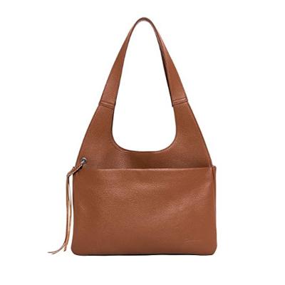 China Handmade Top Selling Genuine Leather Purse and Vintage Hobo Bag Female Handbag Tote Bag Large Purses for sale