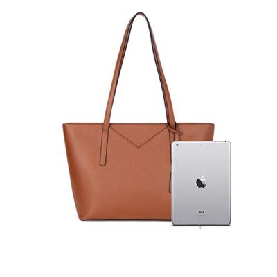 China Handmade High Quality Fashion Shoulder Bag Fashion Leather Simple Tote Bag for sale