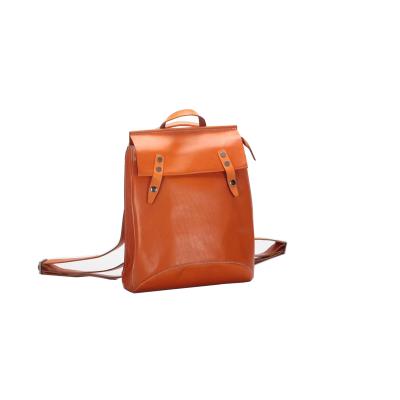 China Waterproof popular luxury vintage men's leather backpack vintage leather backpack for men for sale