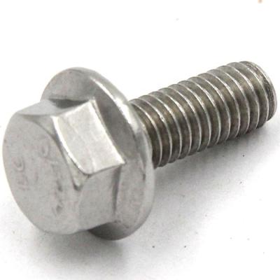 China Stainless Steel M5 M6 M8 M10 M12 M16 M18 DIN6921 Metric Stainless Steel Hex Flange Castellated Bolts for sale