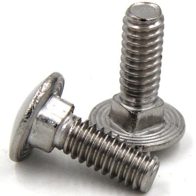 China DIN603 M8 stainless steel square ss304 stainless steel neck head carriage bolt for sale