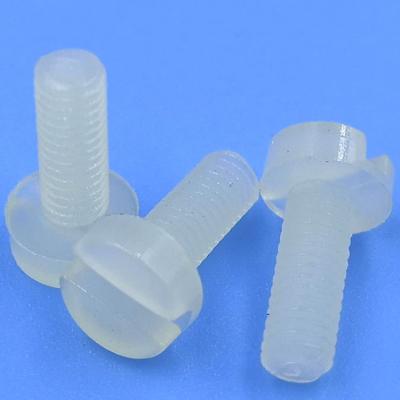 China Round Nylon Slotted Cheese Head Screw PA66 for sale