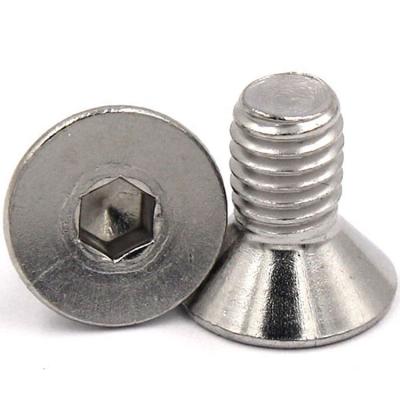 China 2#-56*5/16 Electronic Flat Head Hex Socket Micro Screw ANSIB18.3F for sale