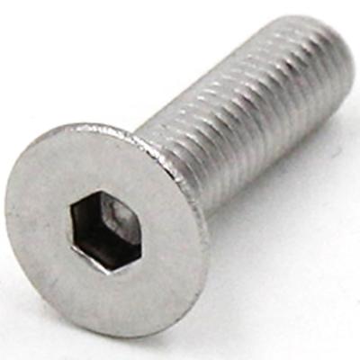 China DIN7991 Full Tooth Hexagon Hexagon Flat Head Countersunk Main Socket Head Screw for sale