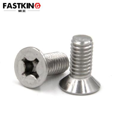 China ANSI SUS304 Flat Cross Recessed Flat Head Machine Screw for sale