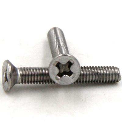 China M1.0 M1.2 M1.4 DIN 965 Countersunk Head Flat Cross Countersunk Machine Screws For Electronic LED Screw for sale