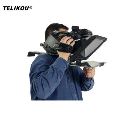 China Mini Teleprompter Teleprompter Mini and Lightweight Collapsible Journalist Studio Teleprompter Interview TC-PAD Out Door for Record/Stream Live for sale