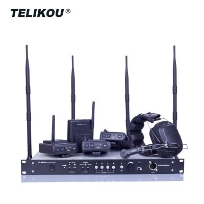 China Telikou 1.9G/2.4G Digital MDS-400 Duplex Wireless Intercom for sale