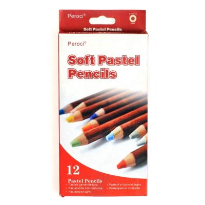 China For the Artist Artist Pastel Pencils 12 Colors 	Woodless Color Pencil Promotional Colored Pencils for sale