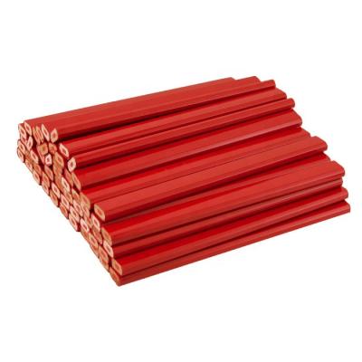 China Professional Wood Marking Red Carpenter Pencils Red Lead Professional Wood Marking Red Carpenter Pencils Red Lead for sale