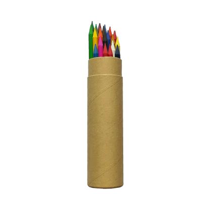 China For Artist Professional Woodless Color Pencil Set Of 24 In Paper Tube for sale