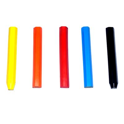 China Lumber Marking Pencil / Tire Marking Hexagonal Pencil Kid Wax Crayon for sale