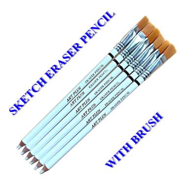 China office & White school pencil sketch eraser pencil with brush for sale