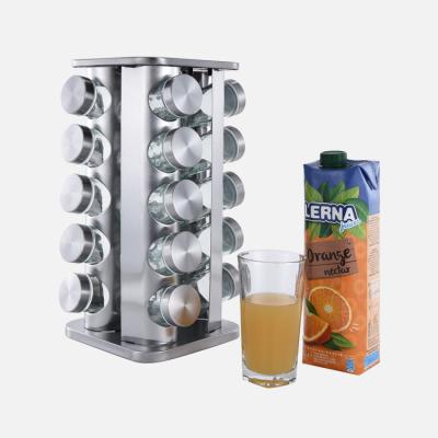 China Countertop Revolving Rotating Spice Rack Stainless Steel Spice Rack Spice Organizer For Kitchen for sale