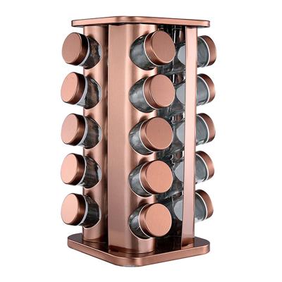 China Sustainable Buffet Organizer 5 Tier Rotating Stainless Steel Spice Rack Wertical for sale