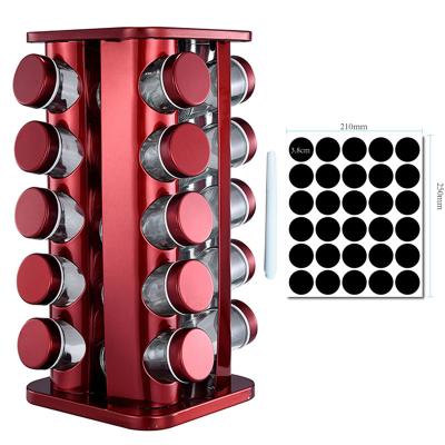 China Durable Rust Resistant OEM Service 360 ​​Degrees Rotating Modern Organizer Spice Rack Tower For Restaurants for sale