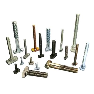 China Stainless Steel Aluminum Din186 Din261 T Slot M6 Bolt Hammer Bolt Galvanized T Head Bolt T-bolt for sale