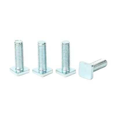 China High Strength Stainless Steel Grade 12.9 4.8 8.8 m8 m12 m16 m18 m20 stainless steel head square bolt T-bolt for sale